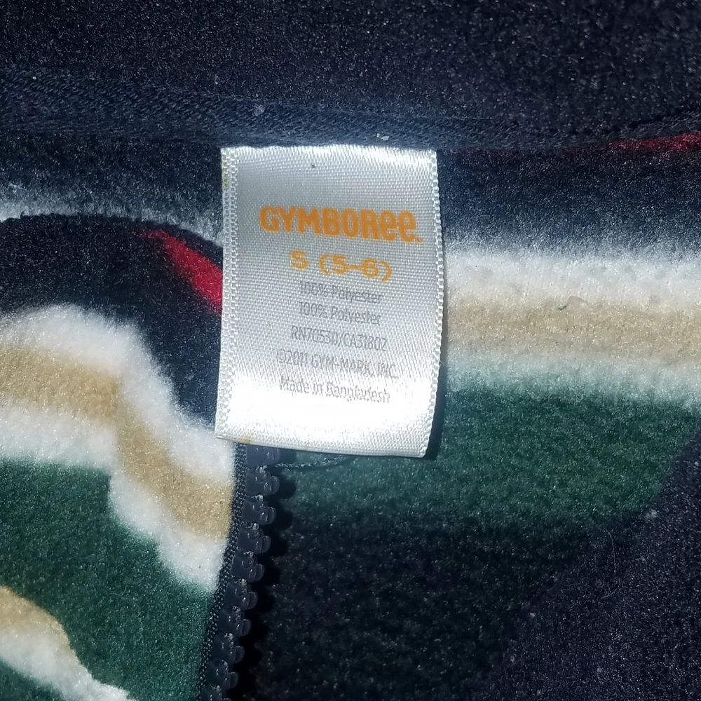 Gymboree fleece sweatshirt. Striped.
